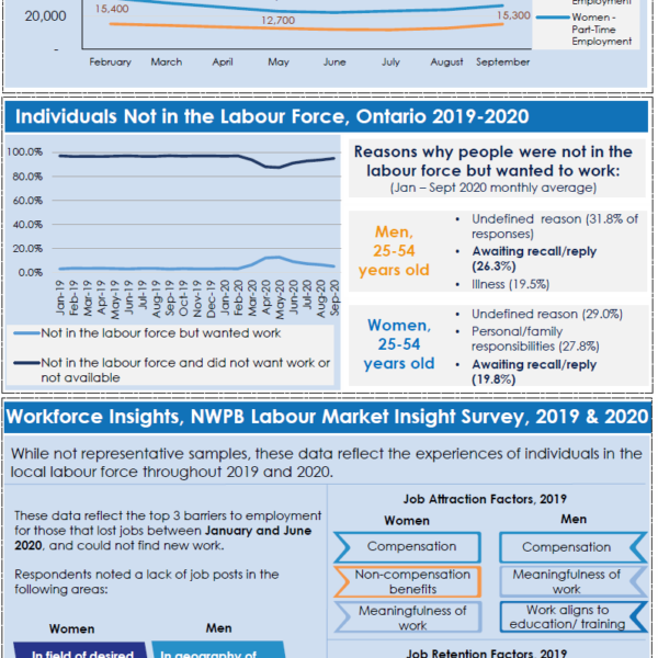 2020 Gender Equity Labour Market Report - Part 4 infographic
